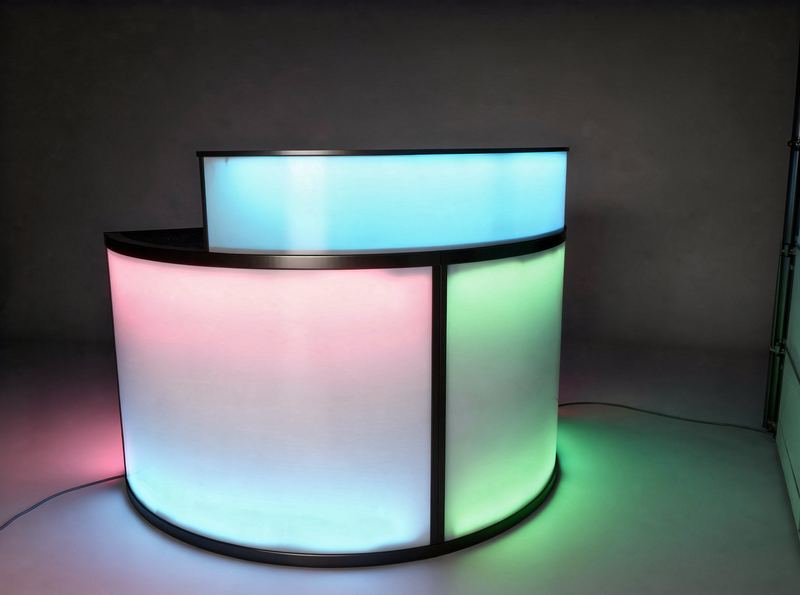 Osłona LED z plexi opalowej ekspozytor ladowy podświetlany