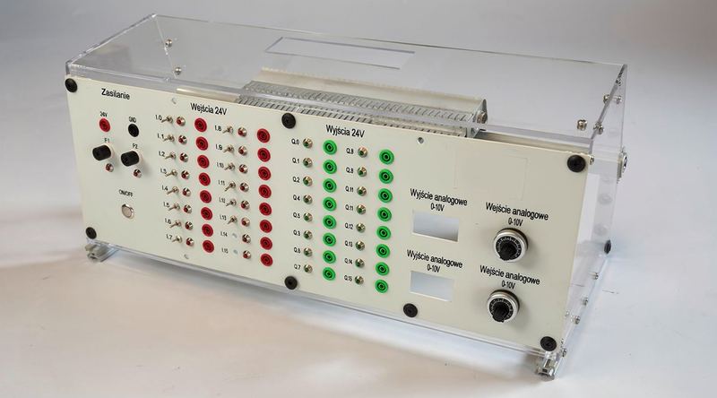 Obudowa panelu sterowania z plexi bezbarwnej przemysł techniczny